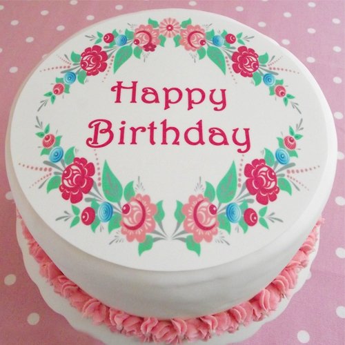 Birthday Flower Cake